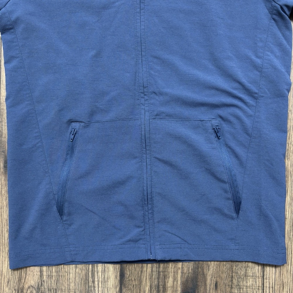 Travis Mathew Valley View Full Zip Jacket Mens Small Navy Blue Performance Golf - Picture 6 of 8